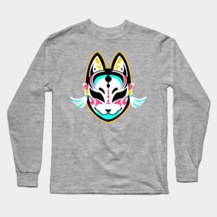 Cat Oni Mask Long Sleeve T-Shirt